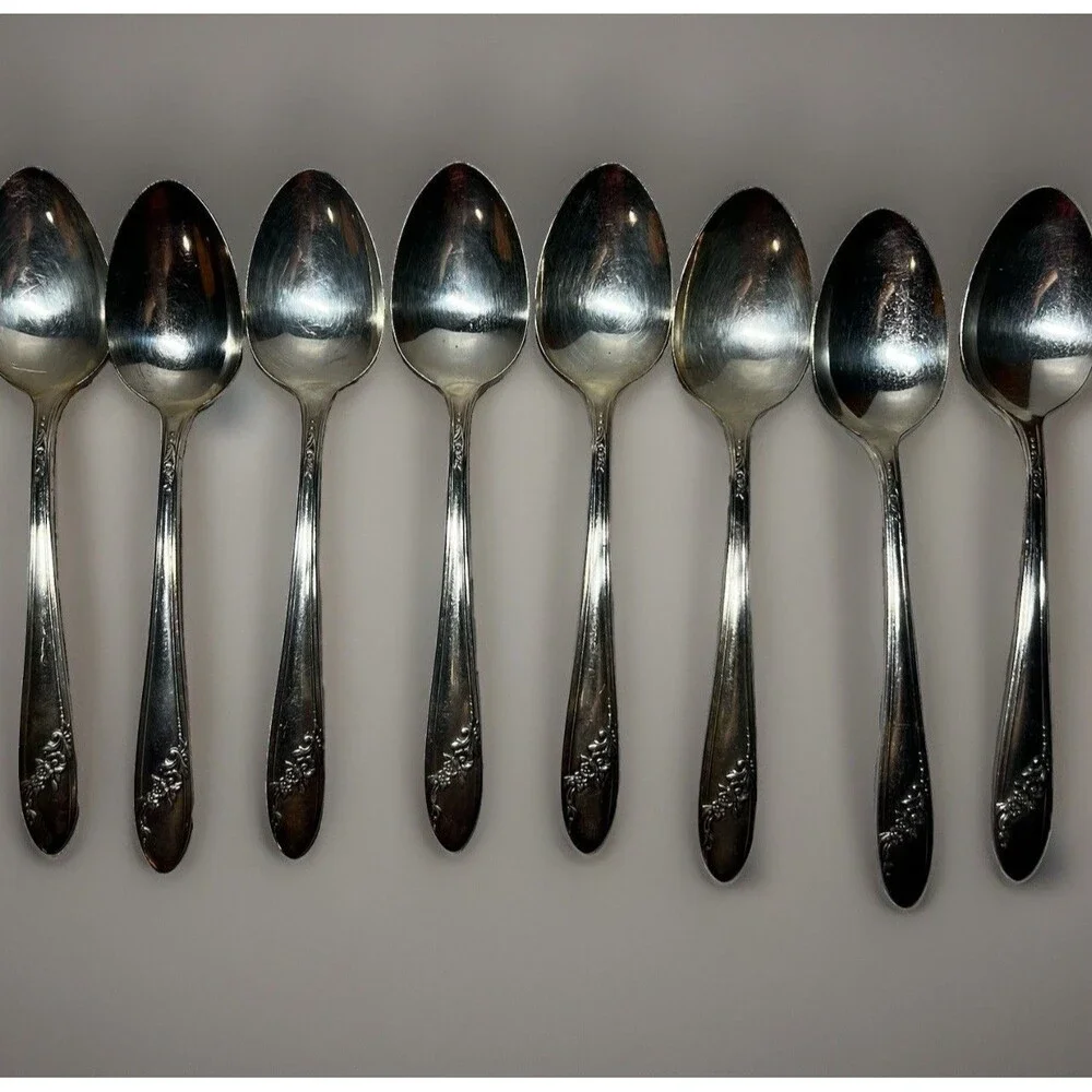 Lot of 8 Vintage Oneida Community TUDOR PLATE 6